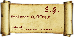 Stelczer Györgyi névjegykártya